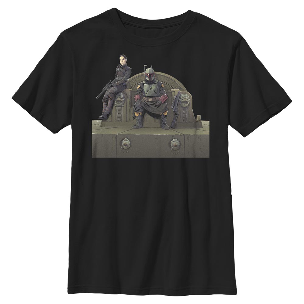 Star Wars - The Mandalorian - Boba Fett Throne Of Fett - Enfant T-shirt