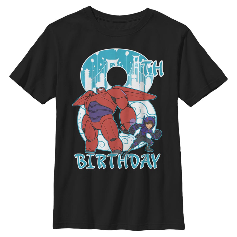 Disney - Les Nouveaux Héros - Baymax & Hiro Baymax 8 Years - Enfant T-shirt