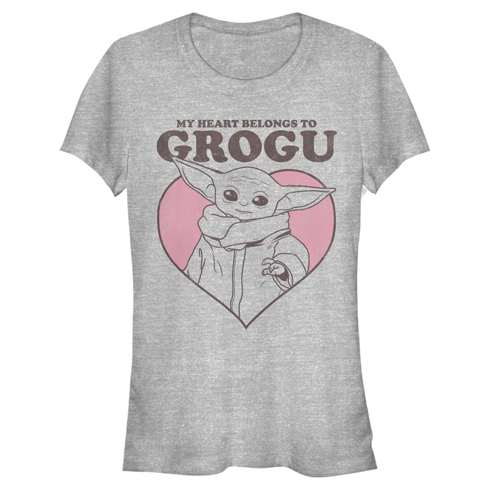 Star Wars - The Mandalorian - Grogu My Heart Belongs To - Valentine's Day - Femme T-shirt