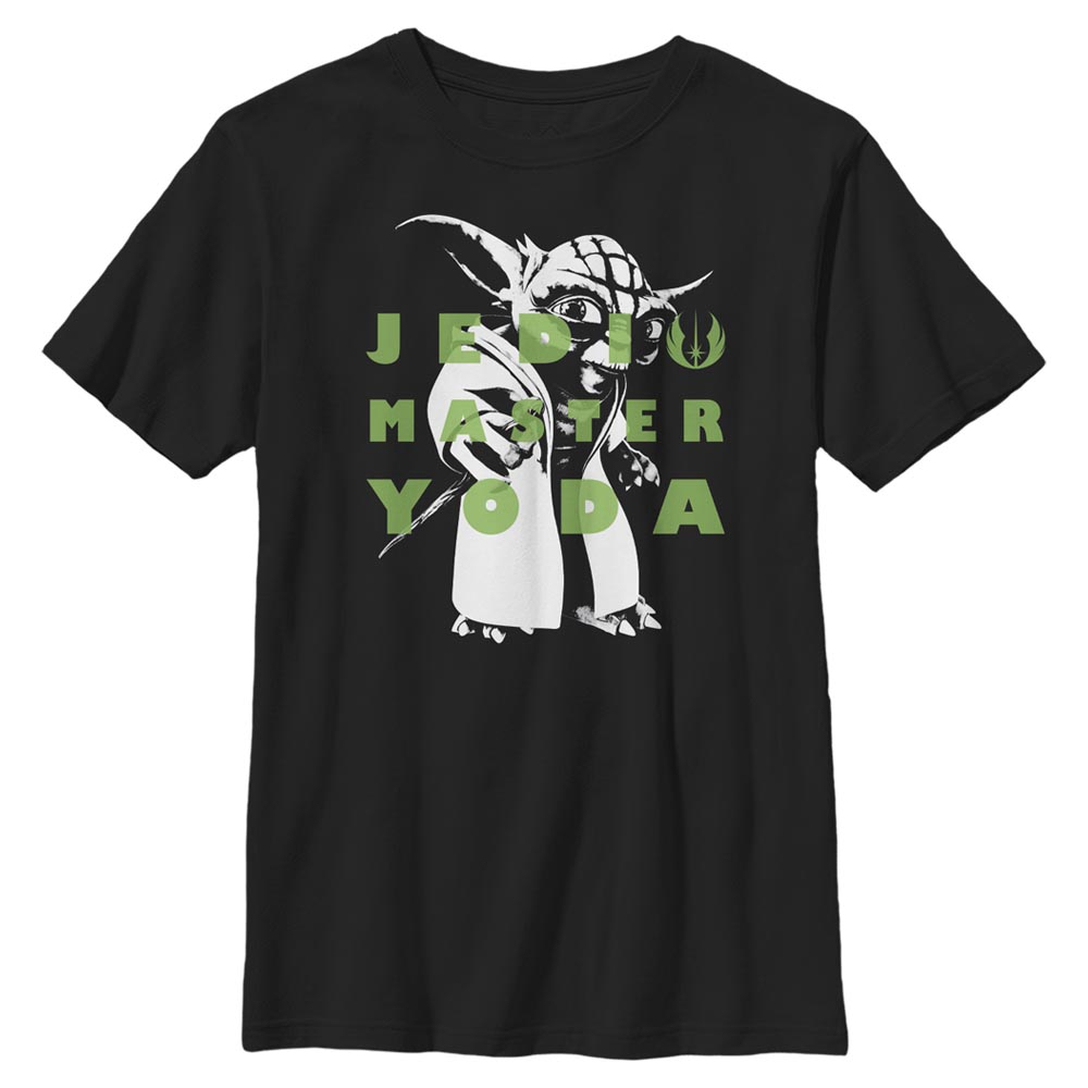 Star Wars - The Clone Wars - Yoda Text - Enfant T-shirt