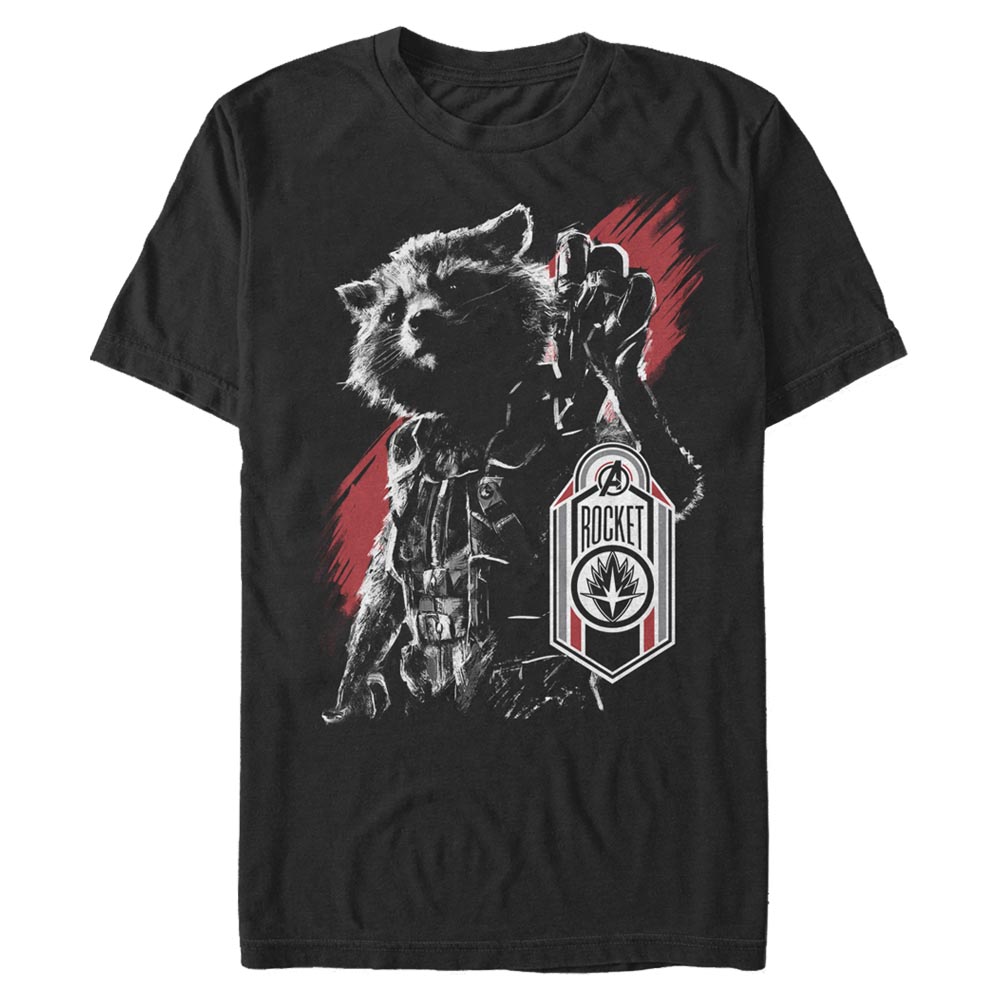 Marvel - Avengers Endgame - Rocket Tag - Homme T-shirt