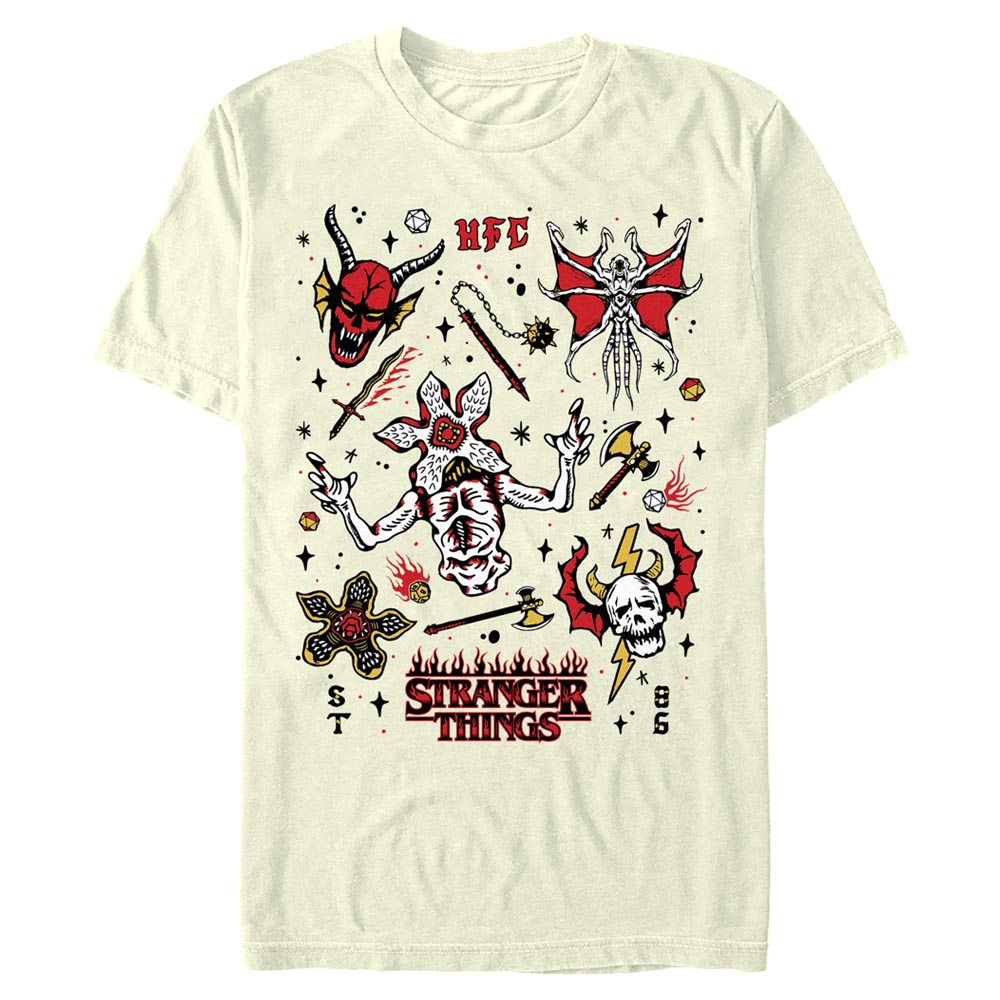 Netflix - Stranger Things - Stranger Flash Sheet - Homme T-shirt