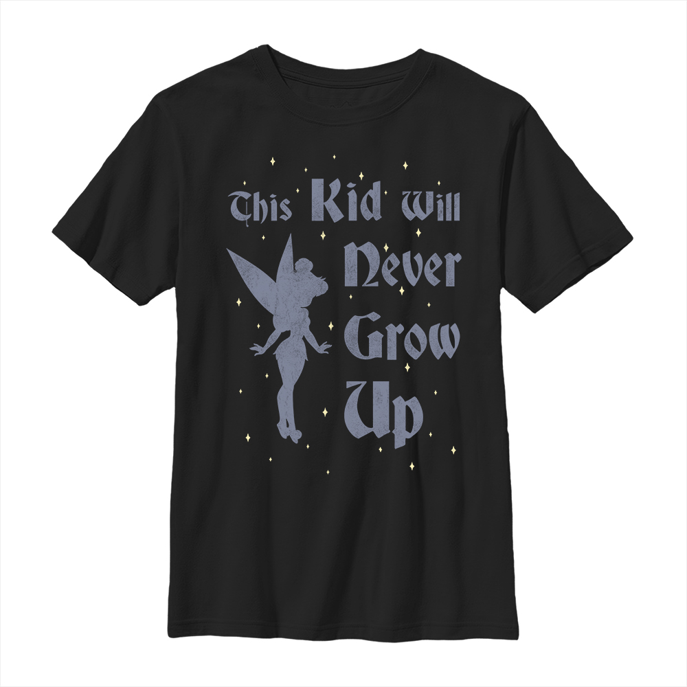 Disney - Peter Pan - La Fée Clochette Girl Won't Grow Up - Enfant T-shirt