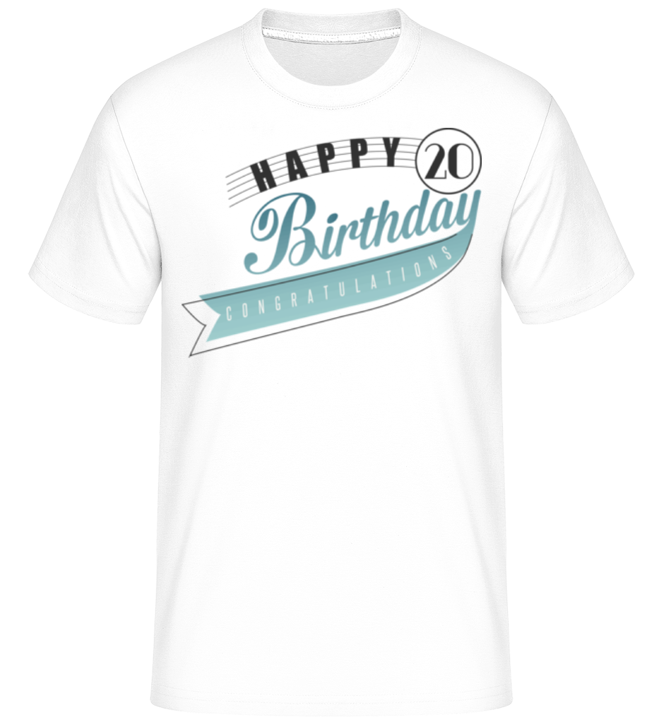 Happy 20 Birthday ·  T-Shirt Shirtinator homme