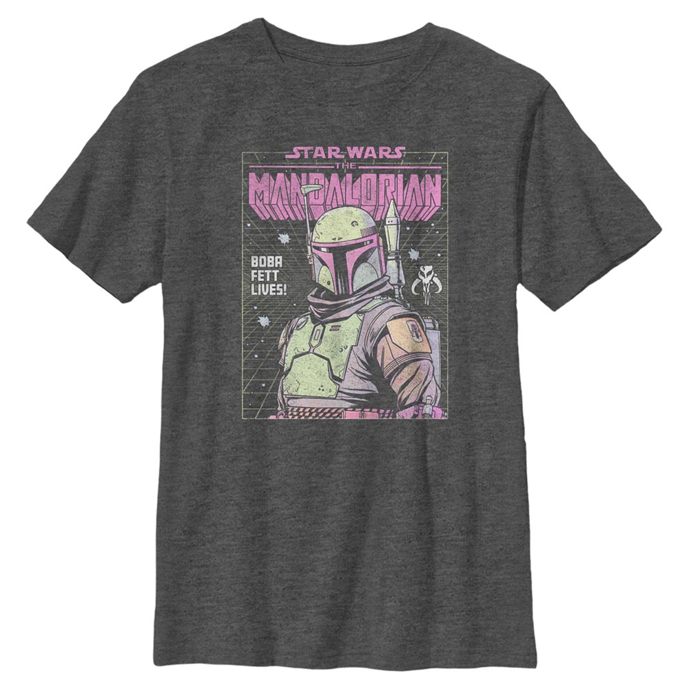 Star Wars - The Mandalorian - Boba Fett Neon Fett - Enfant T-shirt