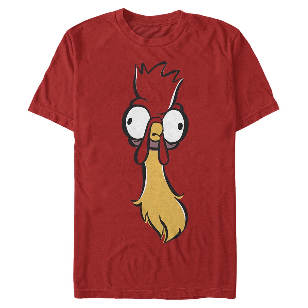 Disney - Vaiana : La Légende du bout du monde - Hei Hei Big Face - Homme T-shirt