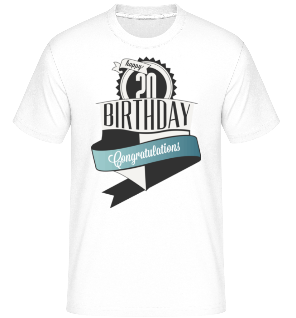 20 Birthday Congrats ·  T-Shirt Shirtinator homme