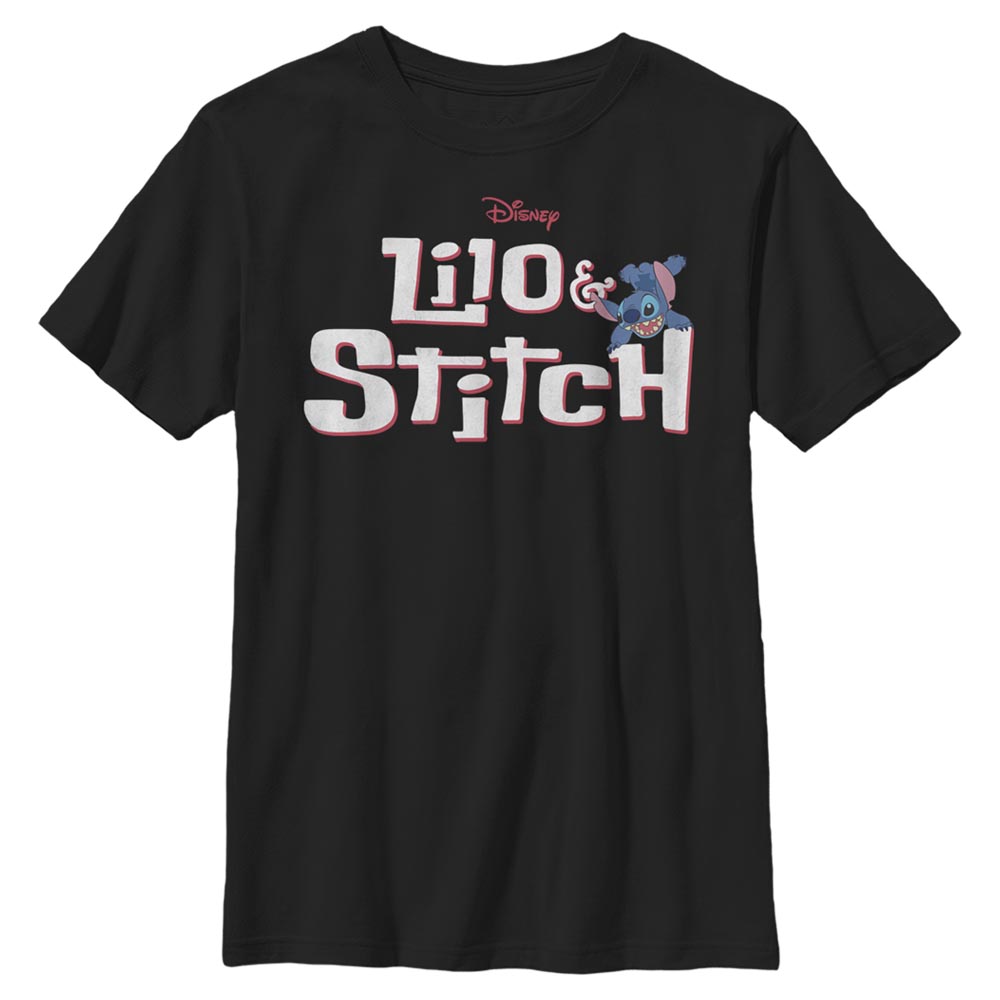 Disney Classics - Lilo & Stitch - Stitch with Logo - Enfant T-shirt