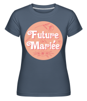 Future Mariée - T-shirt Shirtinator femme - Bleu denim - Devant