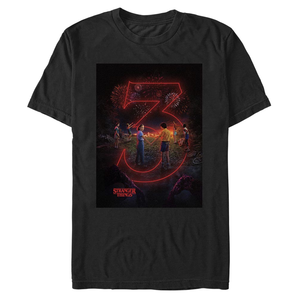 Netflix - Stranger Things - Photo de groupe Season Three - Homme T-shirt
