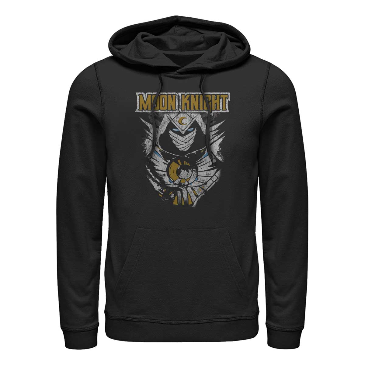 Marvel - Moon Knight - Moon Knight Moon Glitter - Unisex Hoodie - Schwarz - Vorne