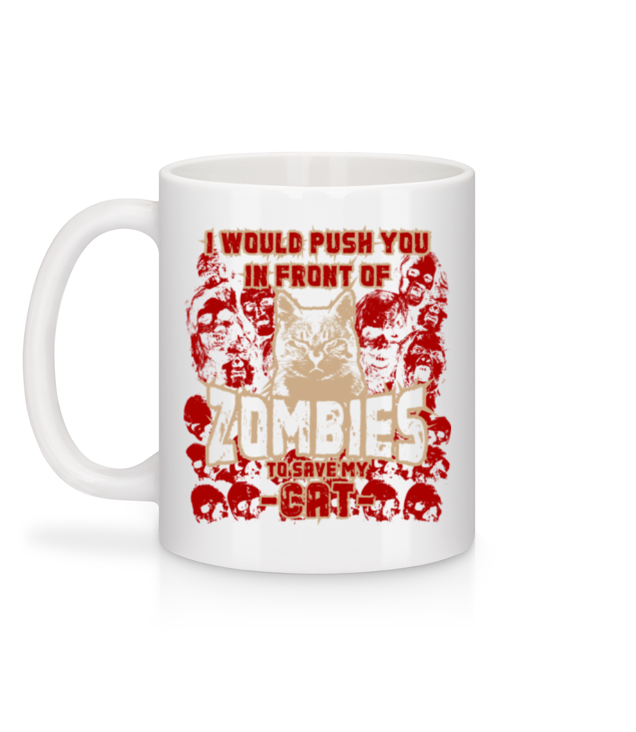 Save My Cat - Mug en céramique blanc - Blanc - Derrière