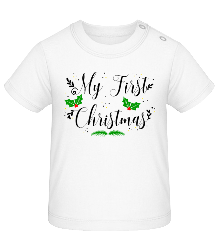 My First Christmas · T-shirt Bio Bébé