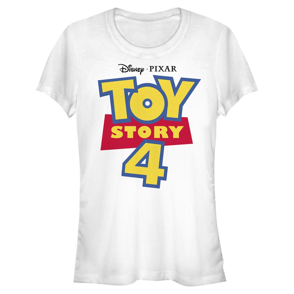 Aperçu: Pixar - Toy Story - Logo Full Color - Femme T-shirt - Blanc - Devant