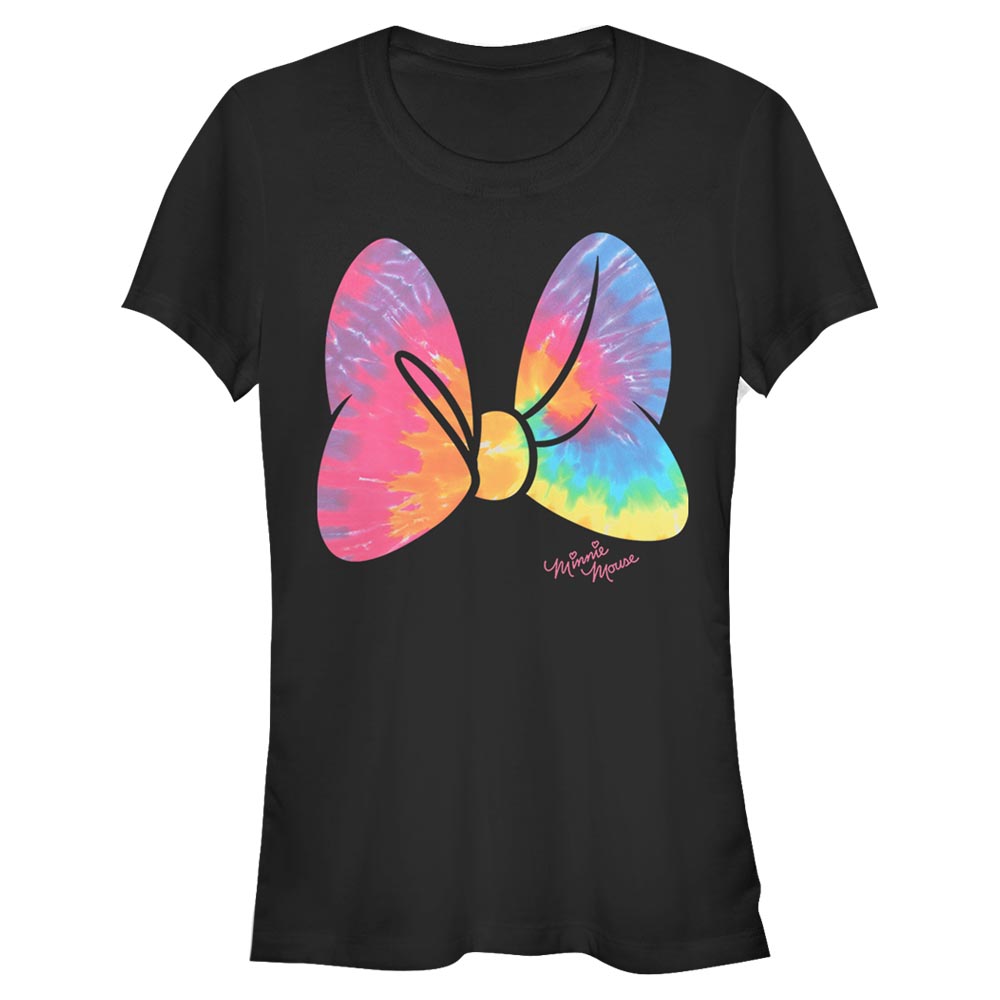 Disney Classics - Mickey Mouse - Minnie Mouse Tie Dye Bow - Femme T-shirt