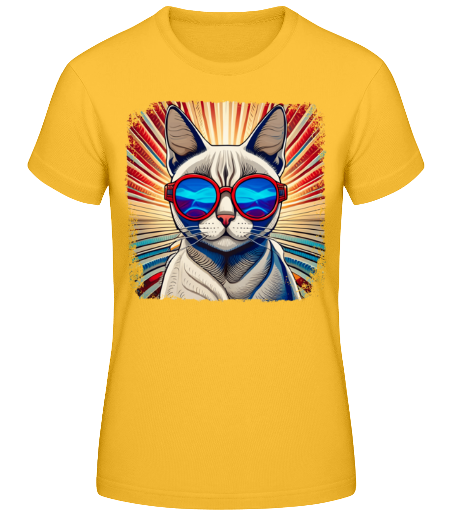 Chat Siamois Look Hippie · T-shirt standard Femme