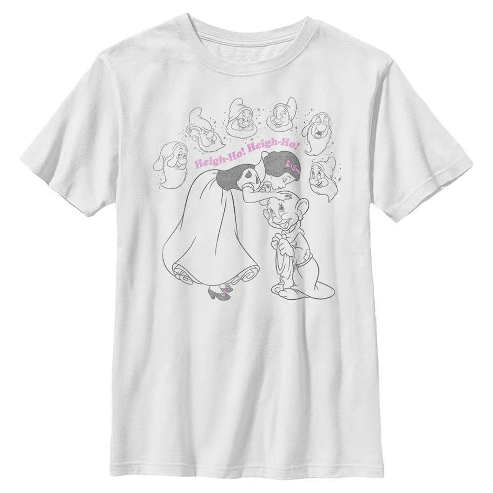Disney - Blanche-Neige et les Sept Nains - Photo de groupe Heigh-Ho - Enfant T-shirt