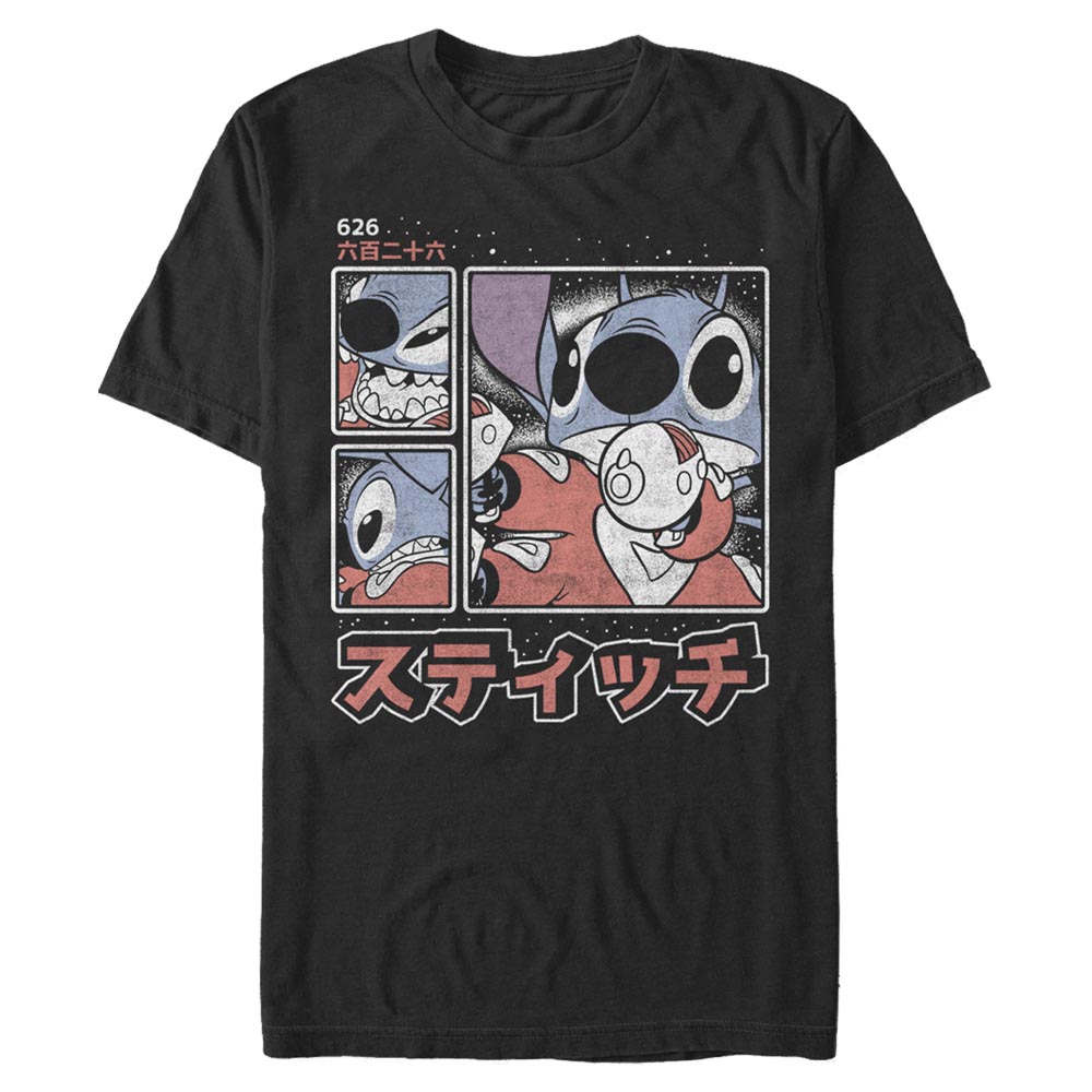 Disney Classics - Lilo & Stitch - Stitch Kanji - Homme T-shirt