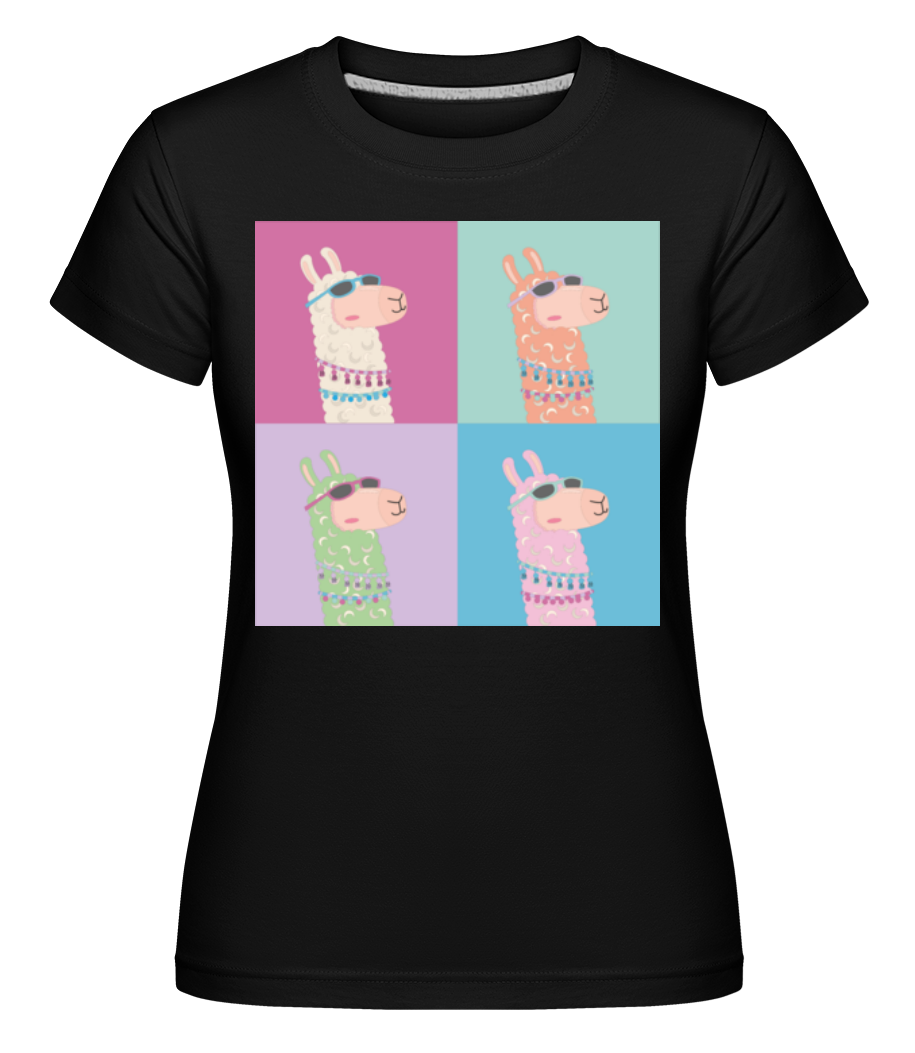 Pop Art Lama ·  T-shirt Shirtinator femme