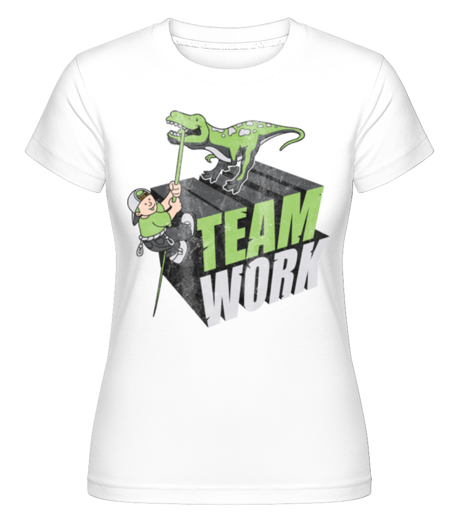 Travail D'Équipe De Dinosaure ·  T-shirt Shirtinator femme