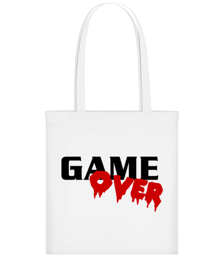 Aperçu: Game Over - Tote Bag - Blanc - Devant