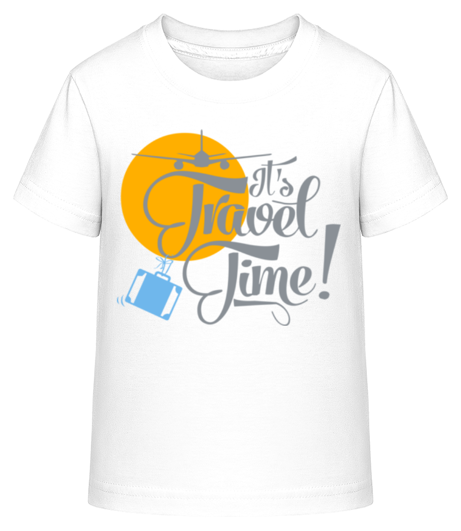 It's Travel Time! - T-shirt shirtinator Enfant - Blanc - Devant