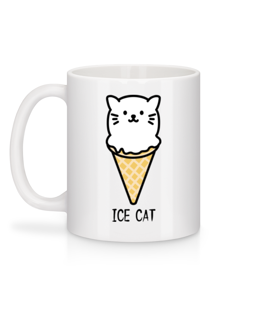 Vorschau: Ice Cat - Tasse - Weiß - Hinten