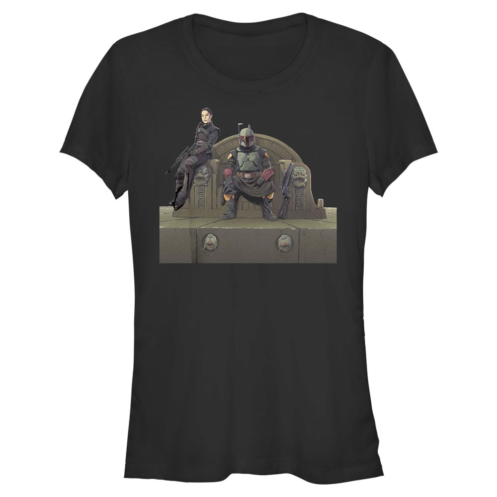 Star Wars - The Mandalorian - Boba Fett Throne Of Fett - Femme T-shirt