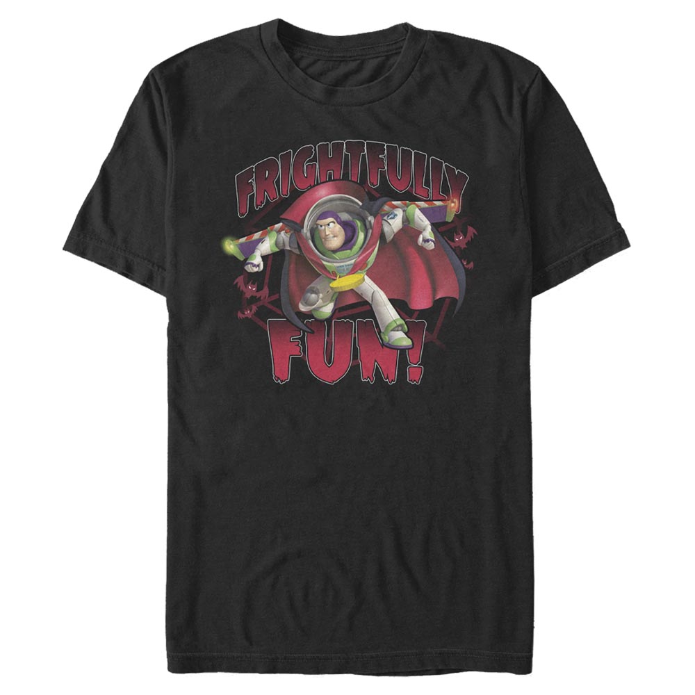 Aperçu: Pixar - Toy Story - Photo de groupe Frightfully Fun - Homme T-shirt - Noir - Devant