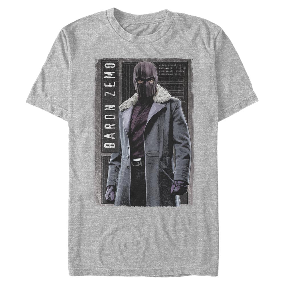 Marvel - Falcon et le soldat de l'hiver - Baron Zemo Baron Panel - Homme T-shirt