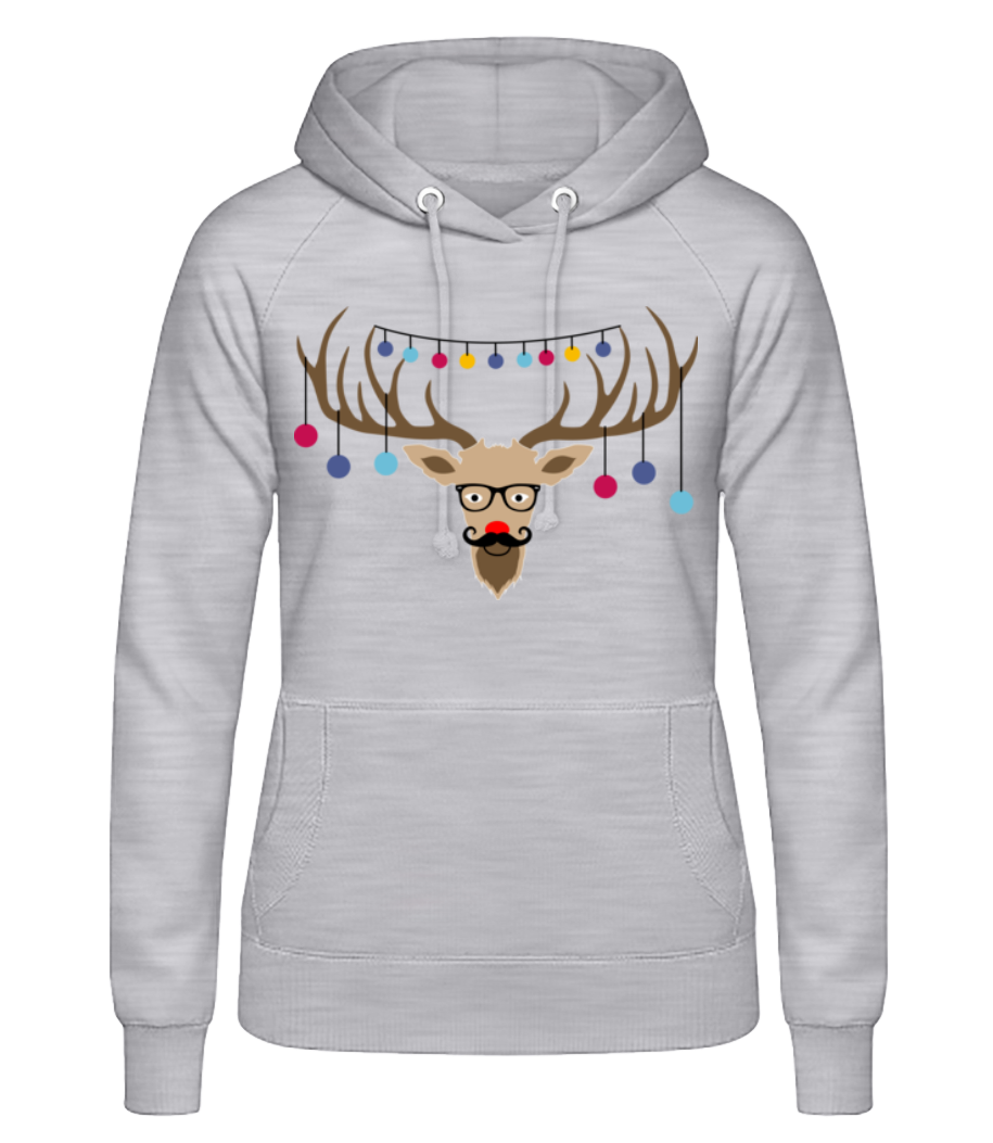 Renne De Noël · Sweat à capuche basique pour femme
