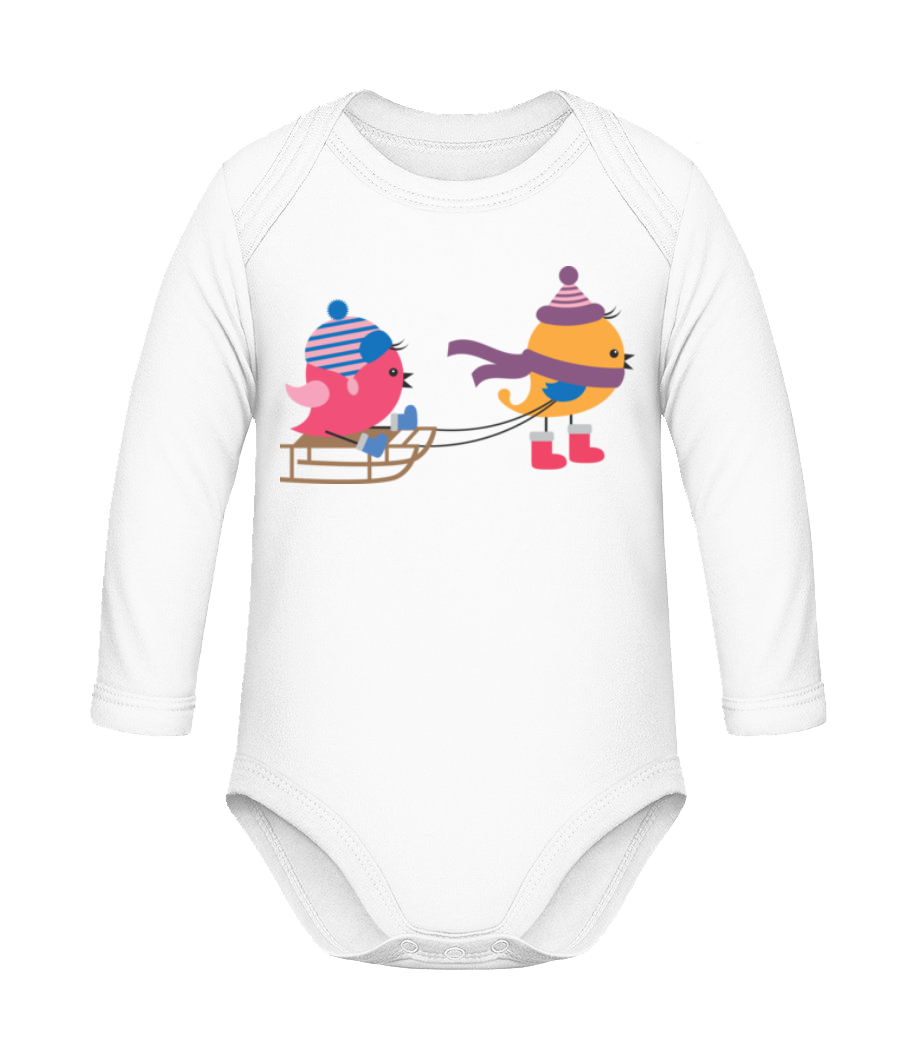 Oiseaux De Traîneau · Body coton bio manches longues Bébé