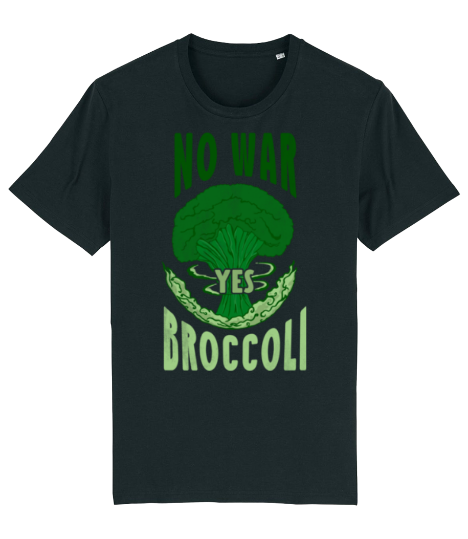 No War Yes Broccoli · T-shirt bio Homme Stanley Stella 2.0