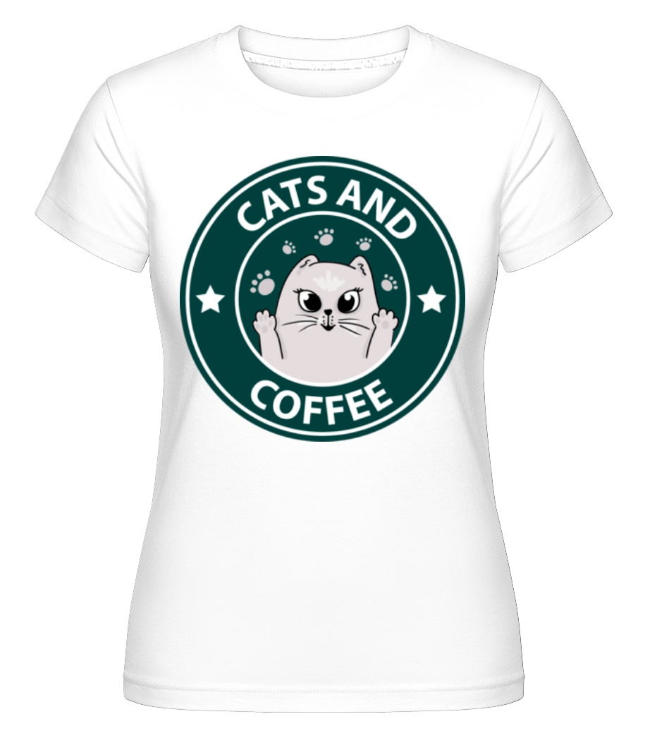 Cats And Coffee ·  T-shirt Shirtinator femme