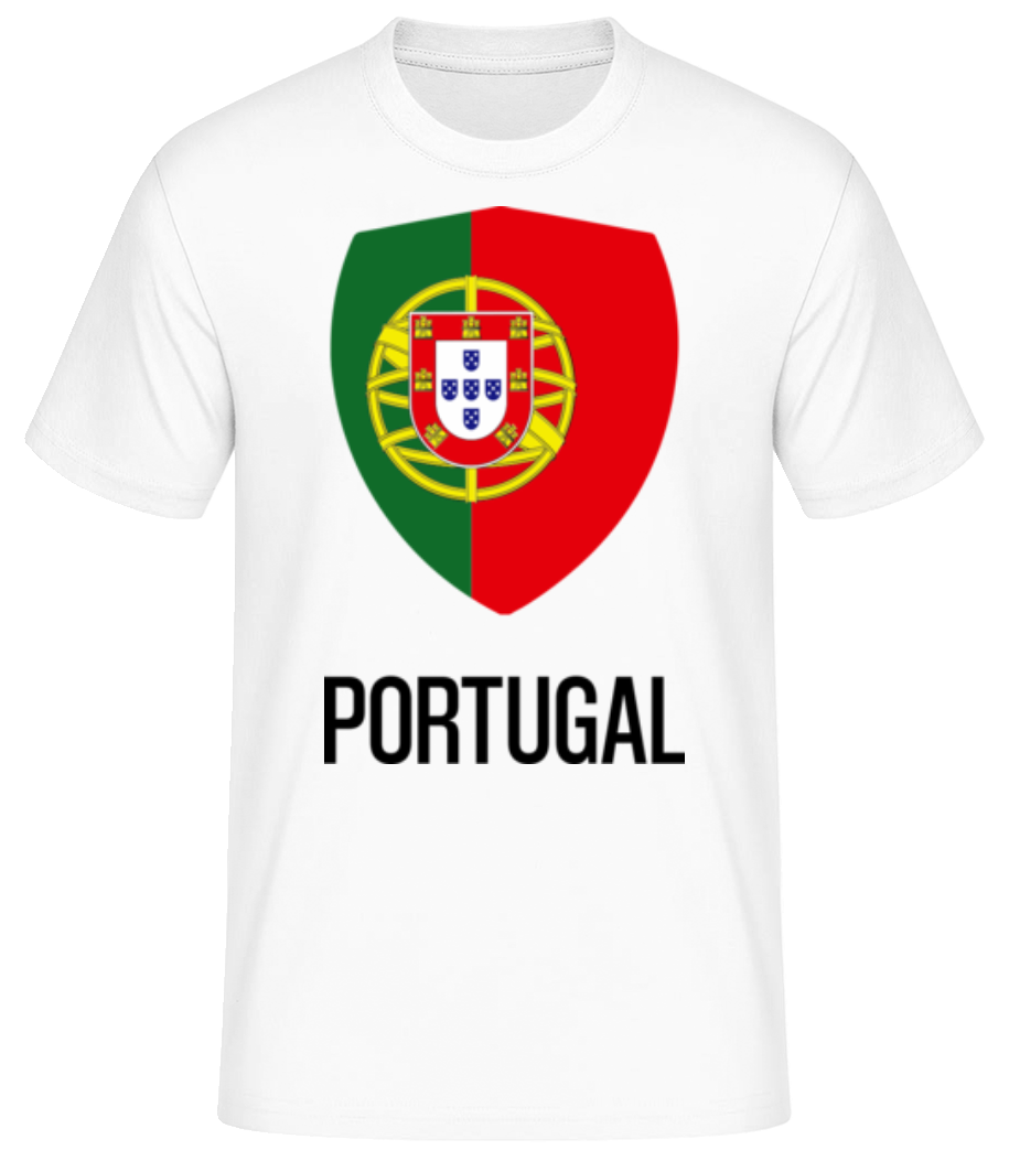 Aperçu: Portugal - T-shirt standard Homme - Blanc - Devant