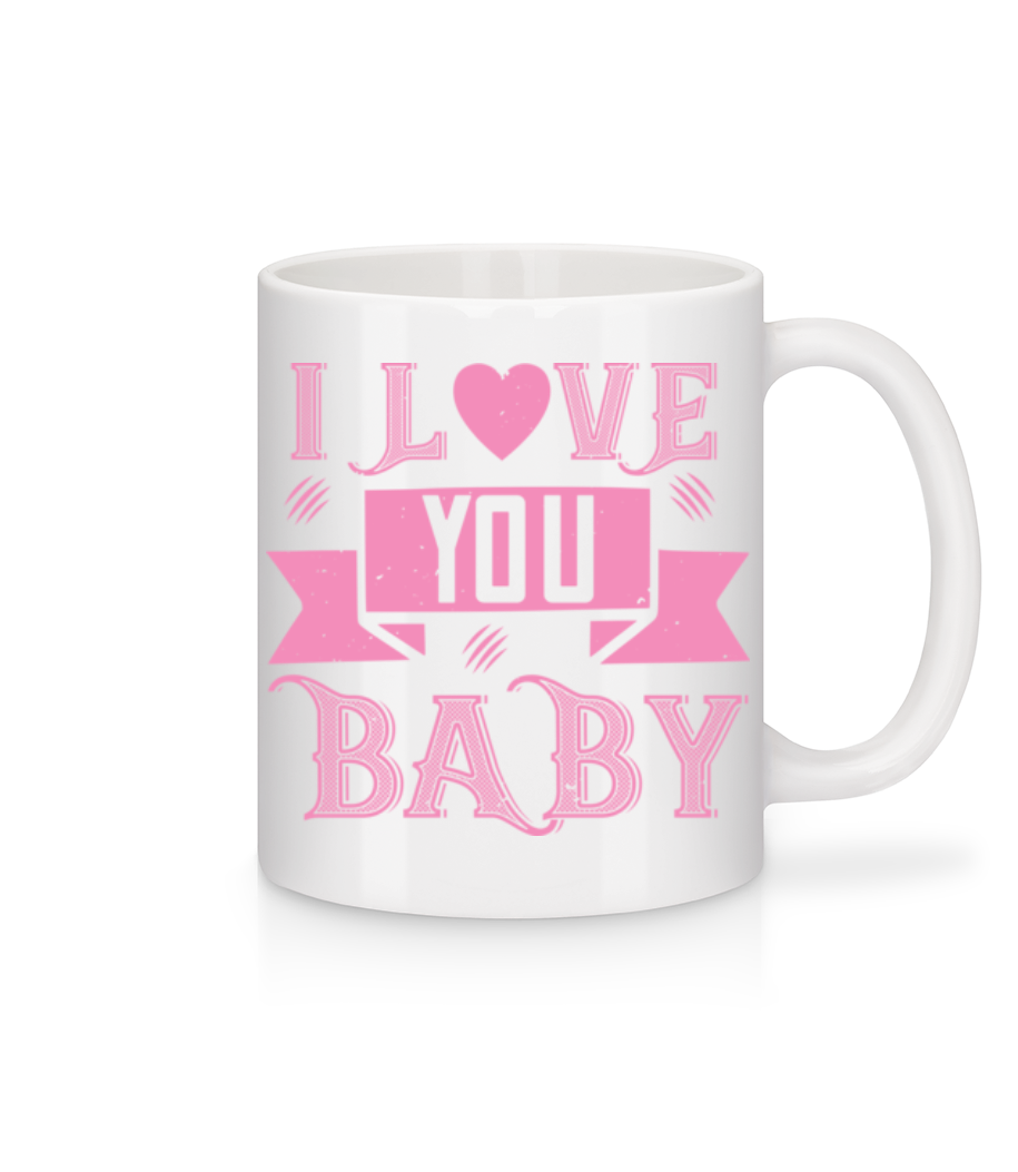 Aperçu: I Love You Baby - Mug en céramique blanc - Blanc - Devant