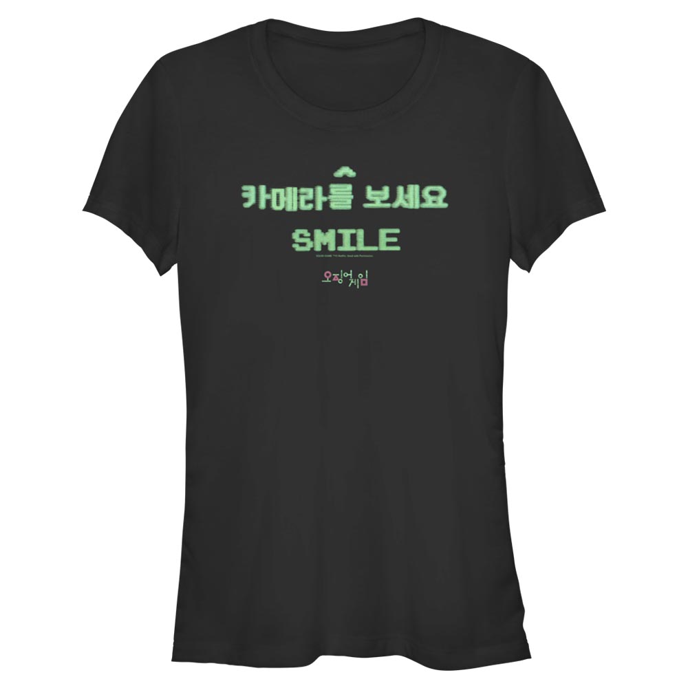 Netflix - Squid Game - Texte Smiling Games - Femme T-shirt