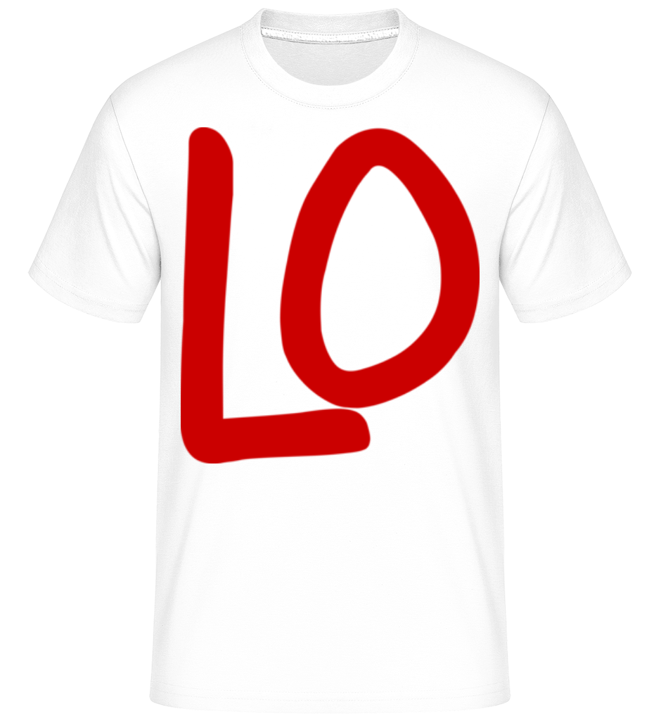 Aperçu: LO -  T-Shirt Shirtinator homme - Blanc - Devant