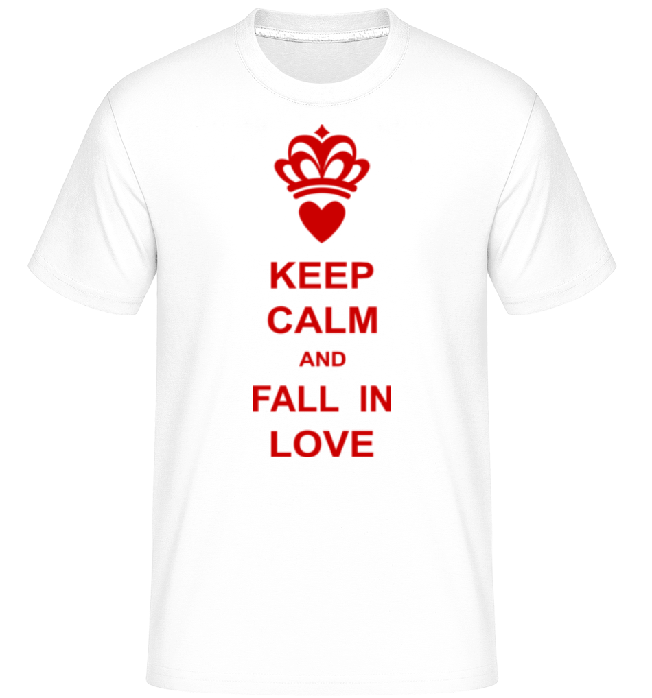 Keep Calm And Fall In Love ·  T-Shirt Shirtinator homme