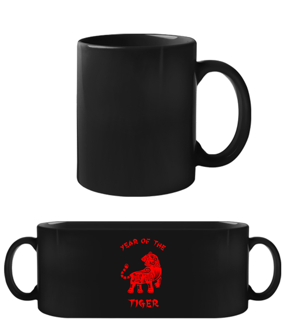 Chinese Zodiac Year Of The Tiger · Tasse Noire