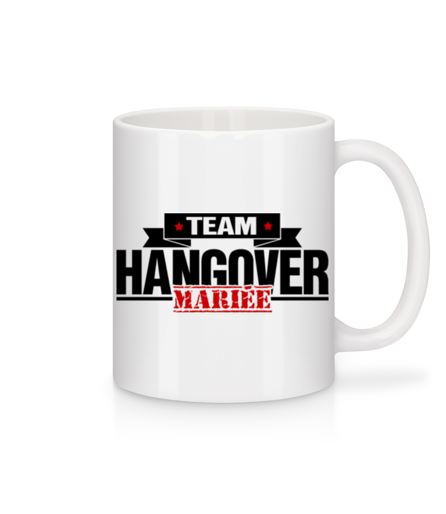 Team Hangover Mariée · Mug en céramique blanc