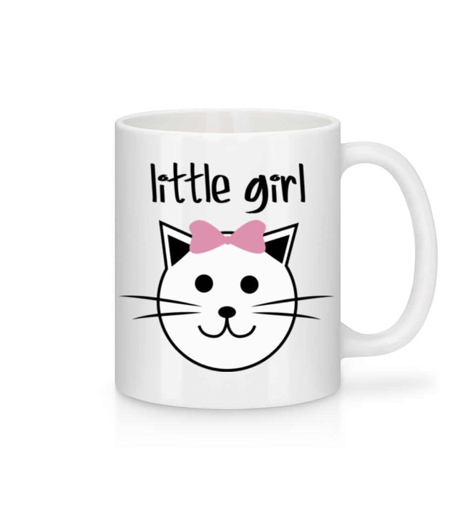 Little Girl - Chat · Mug en céramique blanc