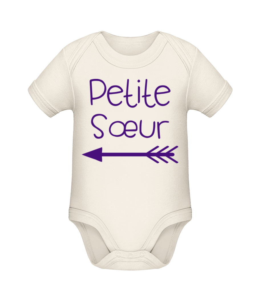 Petite Sœur · Body manches courtes bio