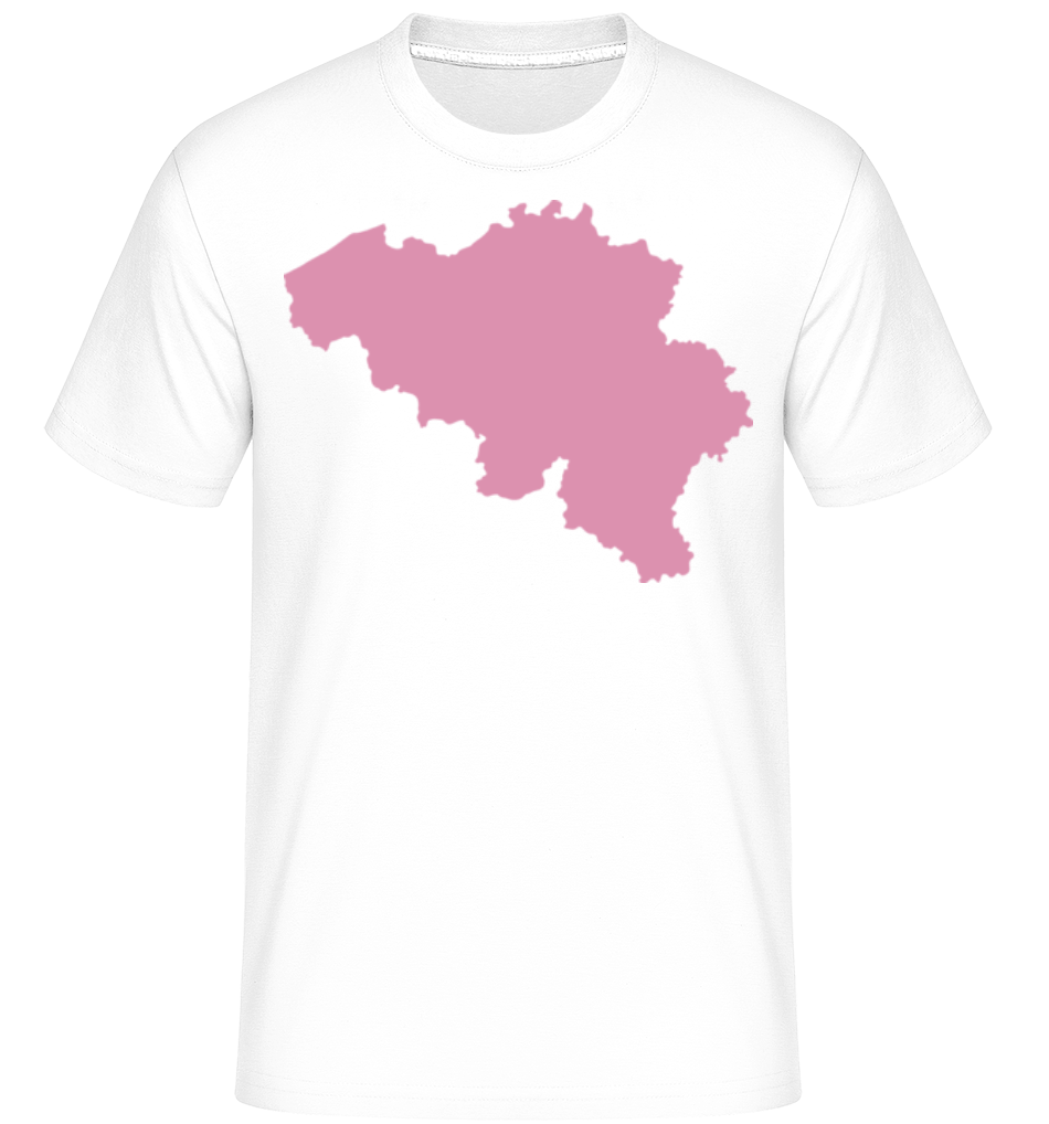 Belgium Silhouette Pink ·  T-Shirt Shirtinator homme