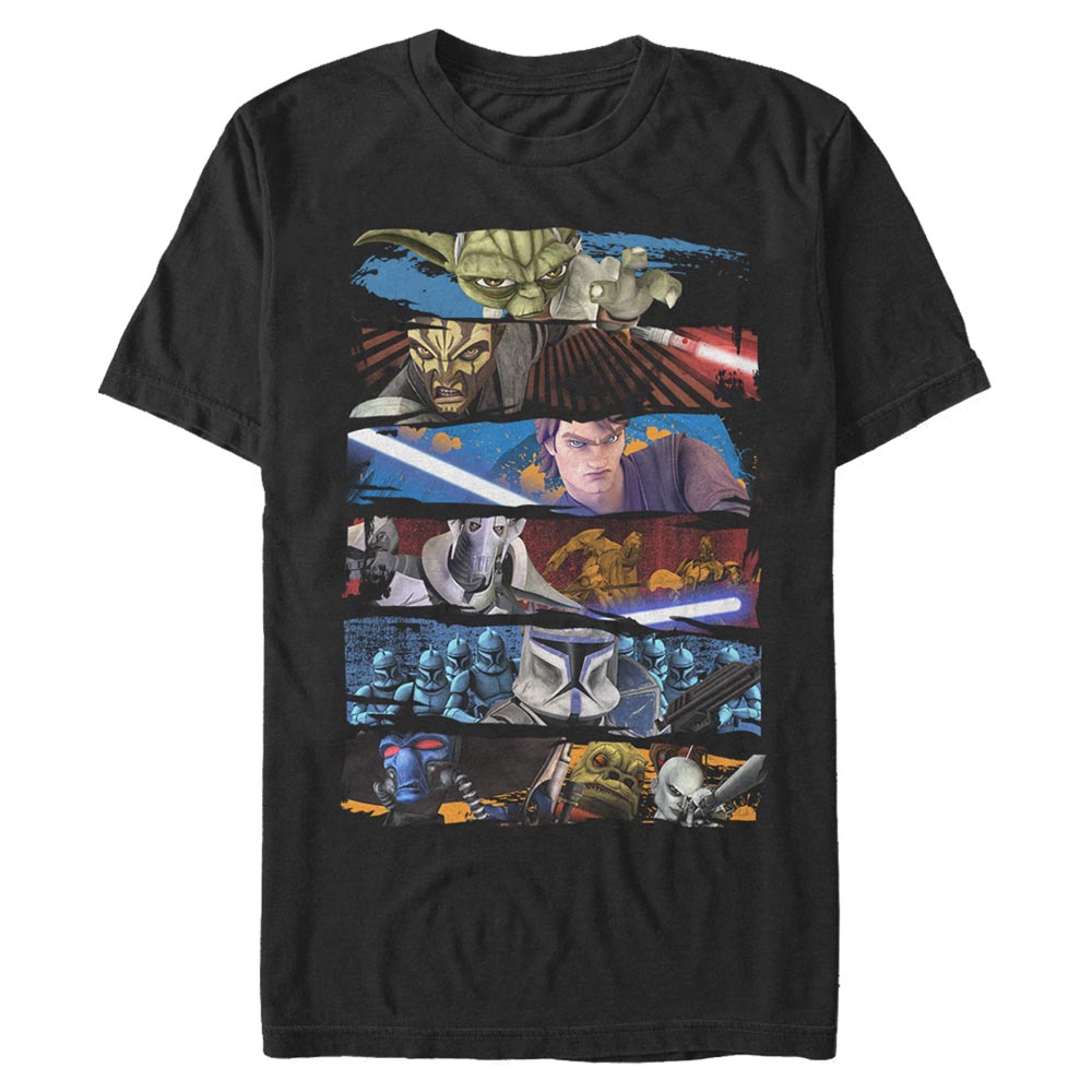 Star Wars - The Clone Wars - Photo de groupe Face Off - Homme T-shirt