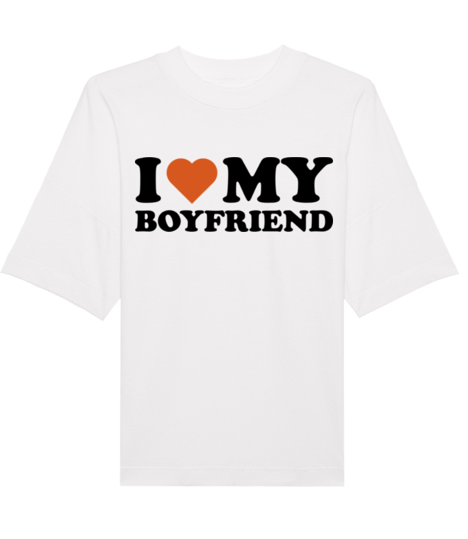 I Love My Boyfriend · T-shirt Bio unisexe Stanley Stella extra large
