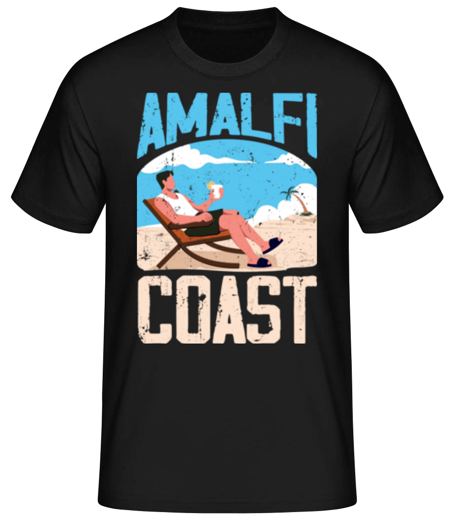 Amalfi Coast - T-shirt standard Homme - Noir - Devant