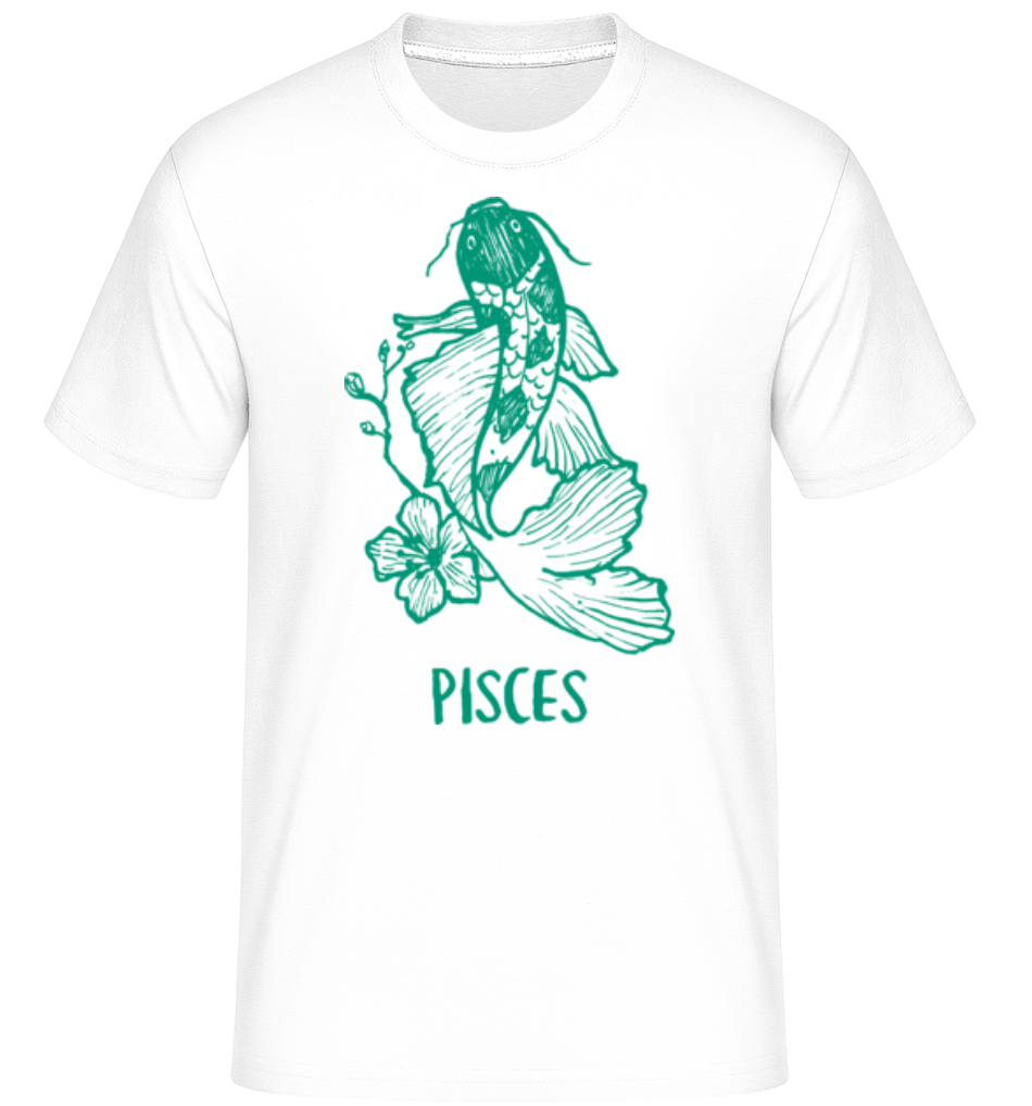 Scribble Style Zodiac Sign Pisces ·  T-Shirt Shirtinator homme