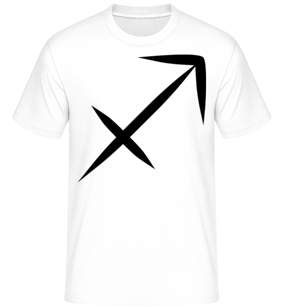 Signe Du Sagittaire -  T-Shirt Shirtinator homme - Blanc - Devant