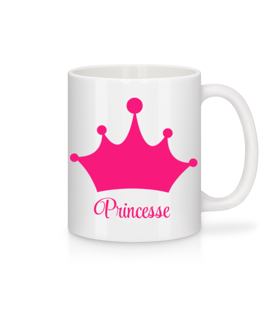 Princesse Couronne · Mug en céramique blanc